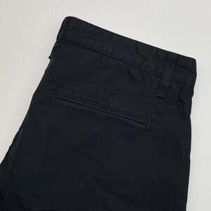 Rag & Bone Chino Pants Mens 33 Black Slim Straight Stretch Twill Casual Workwear